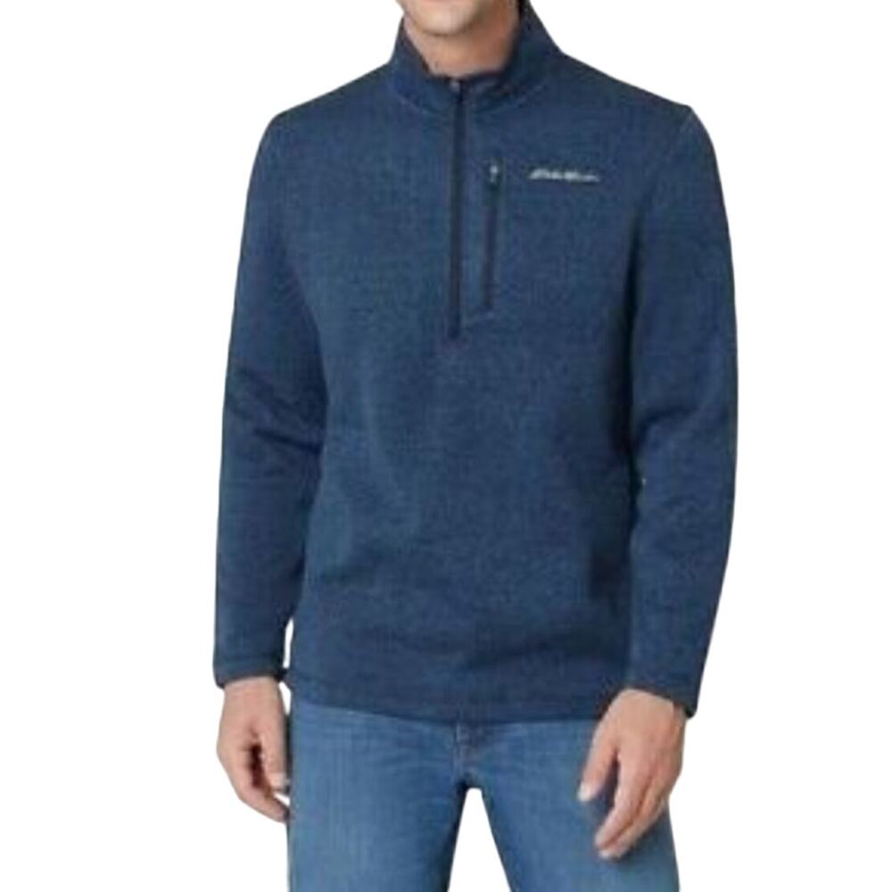Eddie Bauer Radiator Quarter Zip Fleece Mens Pullover Size XLT